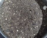A picture of step 3 of Oats chocolate burfi.