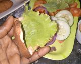 A picture of step 5 of Doughboys with veggies.