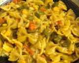 A picture of step 12 of Desi Style Masala Pasta.