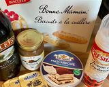 Une image de l'étape 1 de Tiramisu en verrines Baileys, crème de marrons / châtaignes et salted caramel chocolate Starbucks.