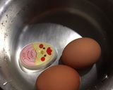 Gambar langkah 1 resipi Roti Telur Rebus Goyang.