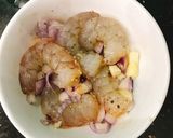 Hình bước làm 1 của món Canh bí đao nấu tôm