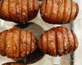 Sajttal, sonkával töltött burgonya recept fázis 1 fotója