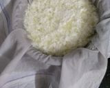 A picture of step 2 of Kesar Pista Sondesh.