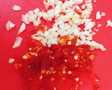 Hình bước làm 2 của món Mực Khô Chiên Bơ Tỏi