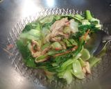 青江菜炒豆包的食譜步驟2照片