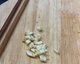 Hình bước làm 1 của món Măng tây xào tỏi