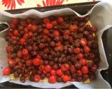 Meggyes-cseresznyés sütemény recept fázis 2 fotója