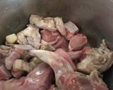Foto del paso 1 de la receta: Conejo con salsa de verduras