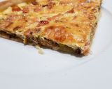 Une image de l'étape 8 de Tarte de poireaux au saumon.