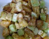 A picture of step 2 of Fruit chaat (navratri special).
