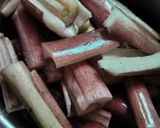 A picture of step 1 of Ginger mix kachu Shaak ghonto.