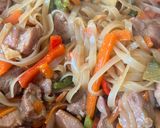 Foto del paso 4 de la receta: Noodles de arroz a mi estilo chino