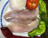 Foto del paso 1 de la receta: Filete de rape con verduras y cigala