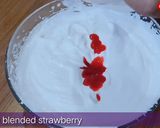A picture of step 3 of Strawberry ice cream recipe | Ready only 3 ingredients.