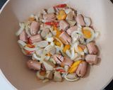 Foto langkah ke 3 dari resep Sosis Jamur Champignon Saus Inggris.