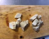 A picture of step 6 of Beef with Peanuts, Peppers, and Ginger.