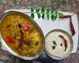 A picture of step 3 of Idli sambar.