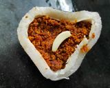 A picture of step 4 of Dry coconut chutney.