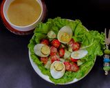 A picture of step 4 of Salad with Ranch dressing.