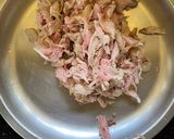 A picture of step 1 of Shredded Chicken Salad.