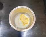 A picture of step 1 of Gujarati Kadhi.