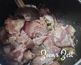 A picture of step 2 of Hyderabadi Aloo Gosht Mahi Khaliya.