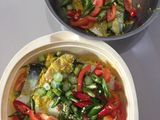 Pais iwak Patin dan iwak Peda (Sambal Limau Kuit)