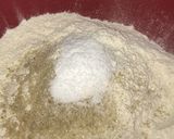 A picture of step 3 of SOFT NO KNEAD DINNER ROLLS #ChristmasBaking.