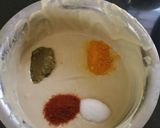 A picture of step 4 of Multigrain Chila pudla.
