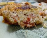 Foto del paso 3 de la receta: Tarta de tomate (con arvejas) En masa de migas🍅
