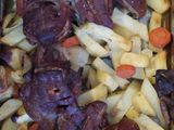 Sült csülök körettel