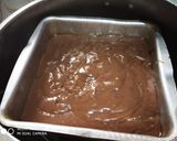 A picture of step 3 of Steamed Chocolate cake.