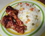 Foto del paso 2 de la receta: Piernas de pollo bate jugositas al chile mirasol