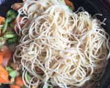 Foto del paso 7 de la receta: Tallarines con pollo