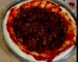 A picture of step 2 of Minced pizza.