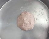 A picture of step 2 of Taro root/arbi & water chestnut flour poori.