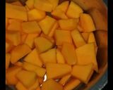 A picture of step 1 of Pethy Ka halwa.