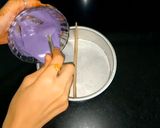 A picture of step 11 of Rainbow cake.
