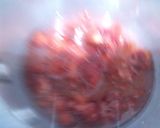 A picture of step 1 of Strawberry sauce.