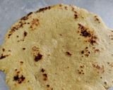 A picture of step 16 of Sarson ka Saag with Makki ki Roti.