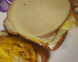 A picture of step 4 of Spam and Eggs on Toasted Bread.