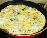 A picture of step 8 of Cabbage Masala Omelette.