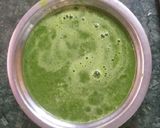 A picture of step 4 of Palak pulao.