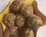 A picture of step 6 of My Lamb Meat and Mint Balls.