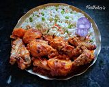 ভেজিটেবল পোলাও-শুখা মুর্গ (vegetable polau sukha murg recie in Bengali) রেসিপির ধাপ 13 ছবি