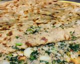 A picture of step 17 of Alu and fresh meethi ke parathe.