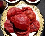 A picture of step 10 of Beet Puri.