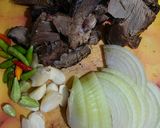 Gambar langkah 1 resipi 25:9:26 - daging masak merah bersos labu.