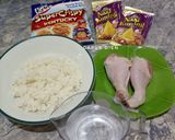 Foto langkah ke 1 dari resep Nasi Kuning Ayam Crispy.